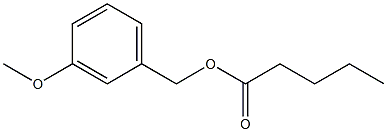 Pentanoic acid 3-methoxybenzyl ester Struktur