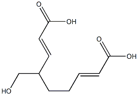 Bisacrylic acid 1-(hydroxymethyl)-1,3-propanediyl ester Struktur