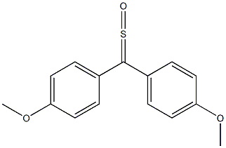 4,4'-Dimethoxythiobenzophenone S-oxide Struktur