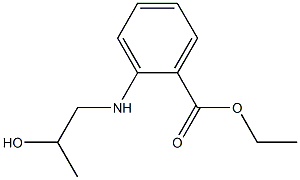 2-[(2-Hydroxypropyl)amino]benzoic acid ethyl ester Struktur