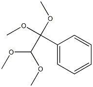 1,1,2,2-Tetramethoxy-1-phenylethane Struktur