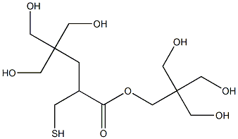 Dipentaerythritol 3-mercaptopropionic acid ester Struktur