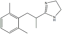 2-[1-(2,6-Dimethylphenylmethyl)ethyl]-2-imidazoline Struktur