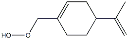 p-Mentha-1,8-dien-7-yl hydroperoxide Struktur