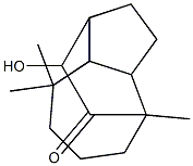 9-Hydroxydecahydro-4,8,8-trimethyl-1,4-ethanoazulen-10-one Struktur