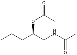 (-)-N-[(R)-2-Acetyloxypentyl]acetamide Struktur