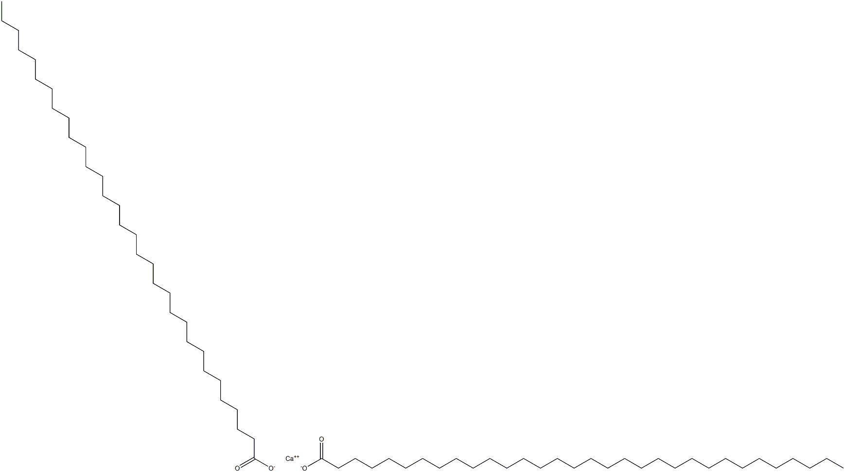 Didotriacontanoic acid calcium salt Struktur