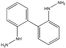 2,2'-Dihydrazinobiphenyl Struktur