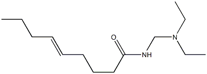 N-[(Diethylamino)methyl]-5-nonenamide Struktur