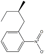 (-)-1-[(R)-2-Methylbutyl]-2-nitrobenzene Struktur