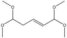 1,1,5,5-Tetramethoxy-2-pentene Struktur