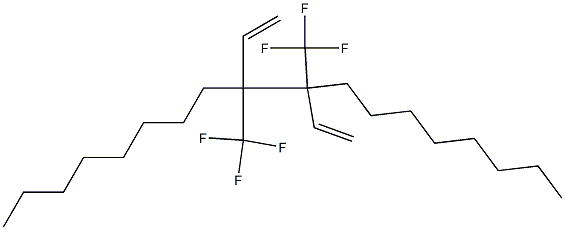 9,10-Diethenyl-9,10-bis(trifluoromethyl)octadecane Struktur