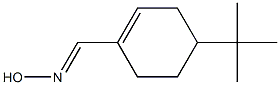 4-tert-Butylcyclohexene-1-carbaldehyde oxime Struktur