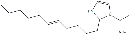 1-(1-Aminoethyl)-2-(5-undecenyl)-4-imidazoline Struktur