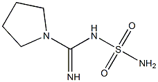 N-Sulfamoyl[amino(pyrrolidin-1-yl)methan]imine Struktur