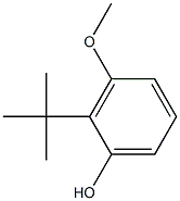 2-tert-Butyl-3-methoxyphenol Struktur