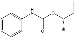 (+)-Carbanilic acid (S)-sec-butyl ester Struktur