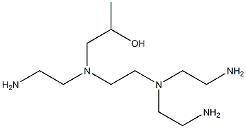 1-[N-(2-Aminoethyl)-N-[2-[bis(2-aminoethyl)amino]ethyl]amino]-2-propanol Struktur