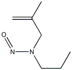 N-(2-Methylallyl)-N-nitrosopropylamine Struktur