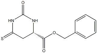 (4S)-2-Oxo-6-thioxohexahydropyrimidine-4-carboxylic acid benzyl ester Struktur