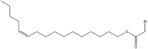 Bromoacetic acid (Z)-11-hexadecenyl ester Struktur