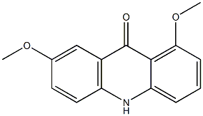 1,7-Dimethoxyacridin-9(10H)-one Struktur