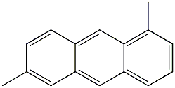 1,6-Dimethylanthracene Struktur