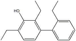 2,6-Diethyl-3-(2-ethylphenyl)phenol Struktur