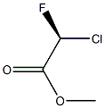 [S,(-)]-Chlorofluoroacetic acid methyl ester Struktur