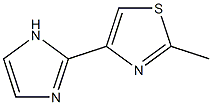 2-(2-Methylthiazol-4-yl)-1H-imidazole Struktur