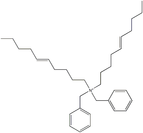 Di(5-decenyl)dibenzylaminium Struktur