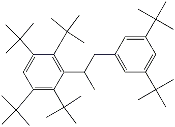 2-(2,3,5,6-Tetra-tert-butylphenyl)-1-(3,5-di-tert-butylphenyl)propane Struktur