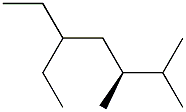 [S,(-)]-5-Ethyl-2,3-dimethylheptane Struktur