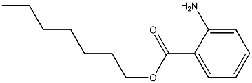 2-Aminobenzoic acid heptyl ester Struktur