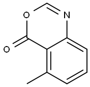 5-Methyl-4H-3,1-benzoxazin-4-one Struktur