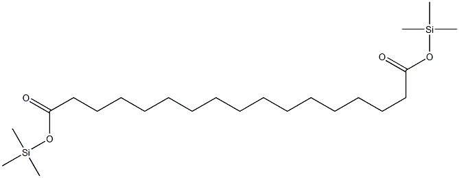 Heptadecanedioic acid di(trimethylsilyl) ester Struktur