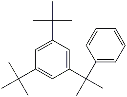 2-(3,5-Di-tert-butylphenyl)-2-phenylpropane Struktur