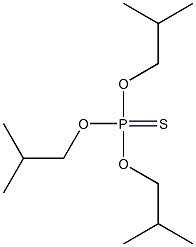 Thiophosphoric acid O,O,O-triisobutyl ester Struktur