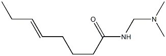 N-[(Dimethylamino)methyl]-5-octenamide Struktur