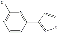 2-Chloro-4-(3-thienyl)pyrimidine Struktur