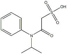 2-(Phenylisopropylamino)-2-oxoethanesulfonic acid Struktur