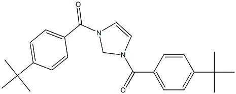 1,3-Di(4-tert-butylbenzoyl)-2,3-dihydro-1H-imidazole Struktur