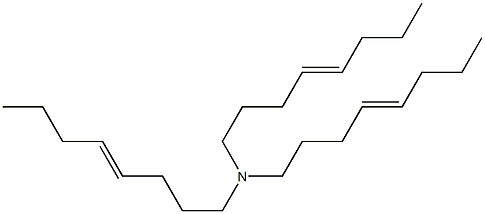 Tri(4-octenyl)amine Struktur