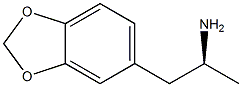 (S)-3,4-Methylenedioxyamphetamine Struktur