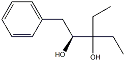 [S,(-)]-3-Ethyl-1-phenyl-2,3-pentanediol Struktur