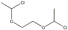 1,2-Bis(1-chloroethoxy)ethane Struktur