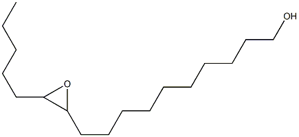 11,12-Epoxyheptadecan-1-ol Struktur