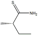 [S,(+)]-2-(Methyl)thiobutyramide Struktur