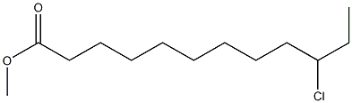 10-Chlorolauric acid methyl ester Struktur