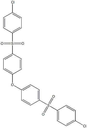 Bis[4-(4-chlorophenylsulfonyl)phenyl] ether Struktur